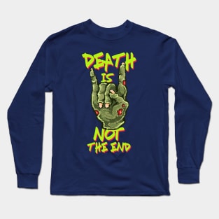 death is not the end pixel Long Sleeve T-Shirt